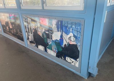 Train Station Bridge Artwork (13)